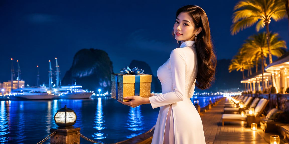 Người phụ nữ mặc áo dài tại Hải Phòng sử dụng điện thoại tham gia nền tảng casino trực tuyến